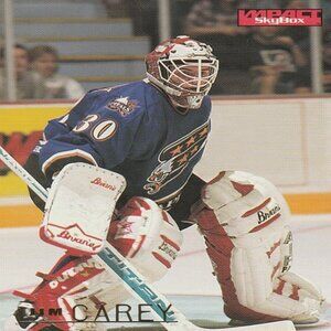 Jim Carey - 1996 Fleer Skybox Hockey Card